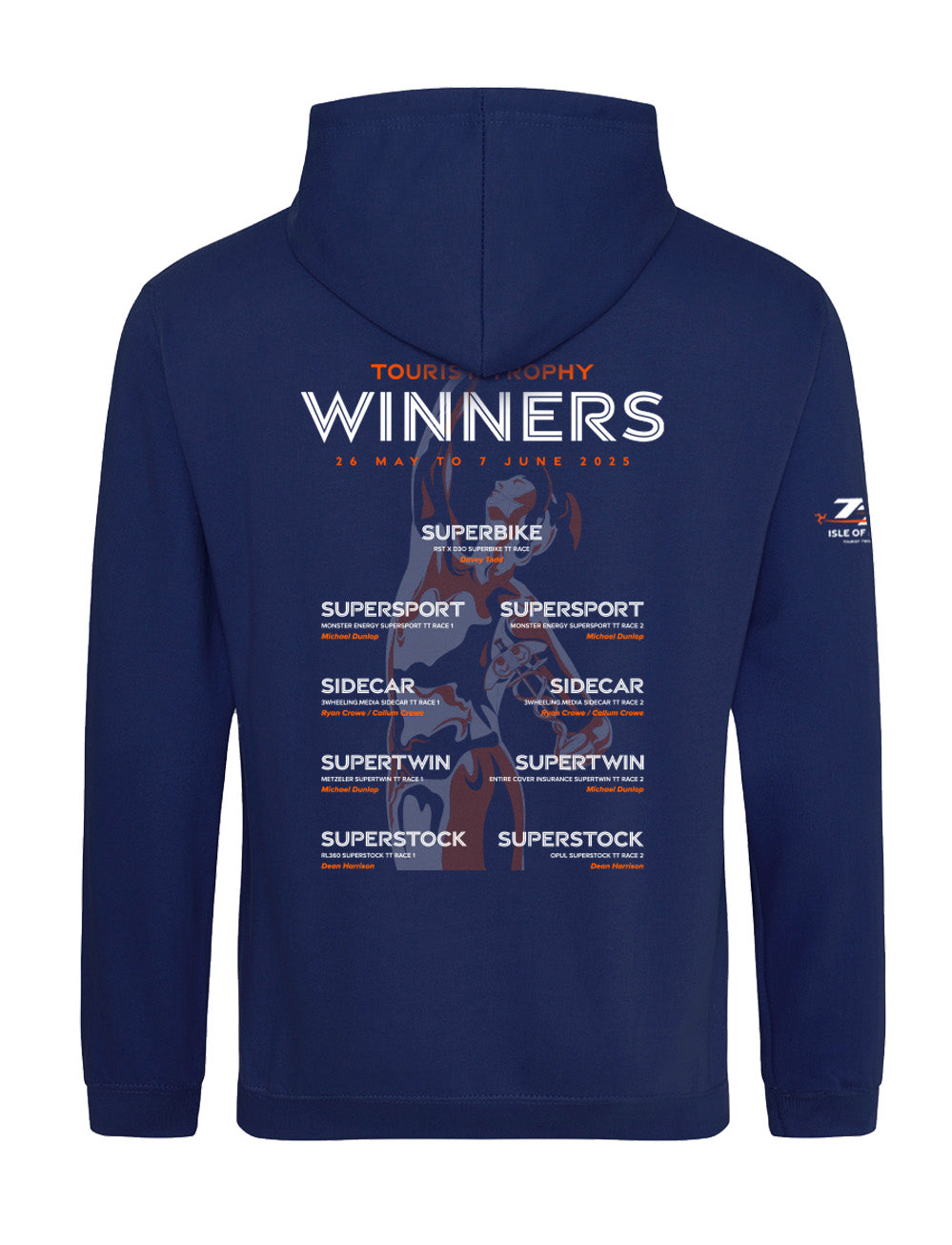 TT Races 2025 Winners Hoodie - Navy